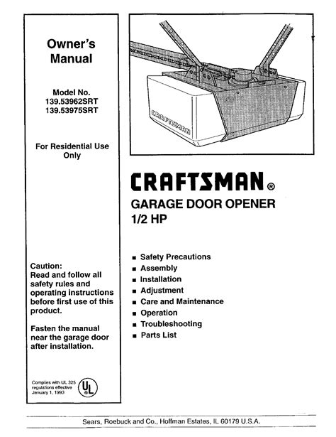 Access Master Garage Door Opener Manual Ebook Reader