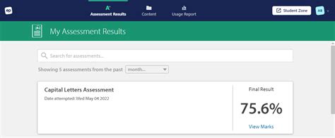 Access to Assessment Results: