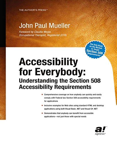Accessibility for Everybody Understanding the Section 508 Accessibility Requirements 1st Edition Kindle Editon