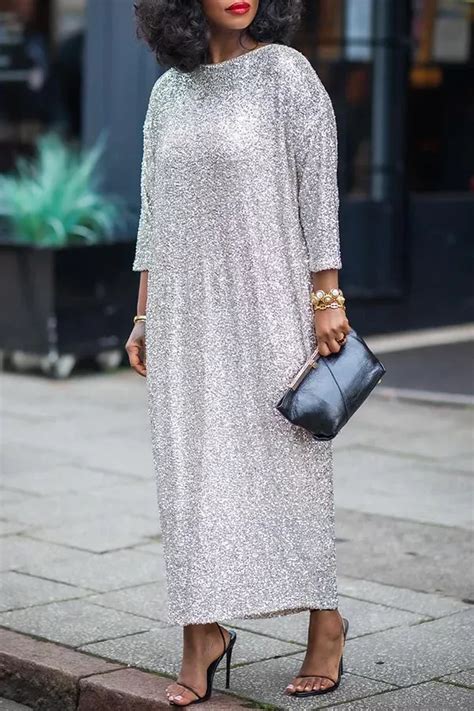 Accessorizing A Sequin Maxi Dress