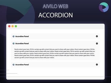 Accordion PNG: The Ultimate Solution for Web Design