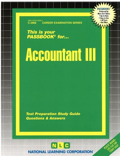 Accountant C-3 Career Examination Series Doc