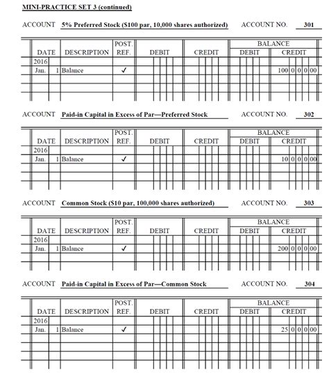 Accounting 1 Mini Practice Set 3 Answers Reader