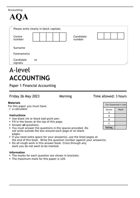 Accounting 2014 June Paper Aqa Ebook PDF