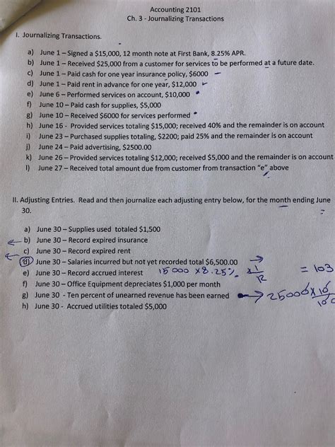 Accounting 2101 Answers Kindle Editon