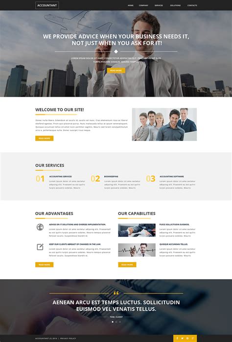 Accounting Firm Website Template