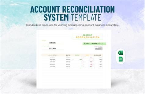 Accounting Reconciliation Templates