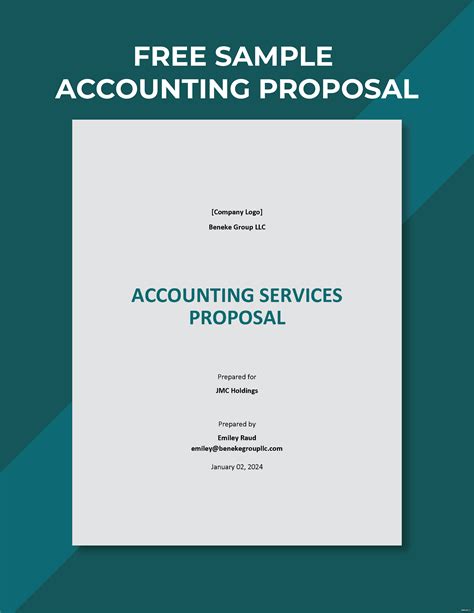 Accounting Services Proposal Template
