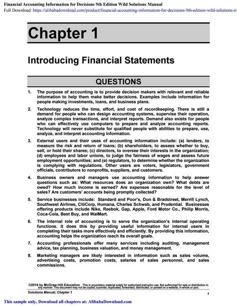 Accounting Study Guide Answer Key Doc