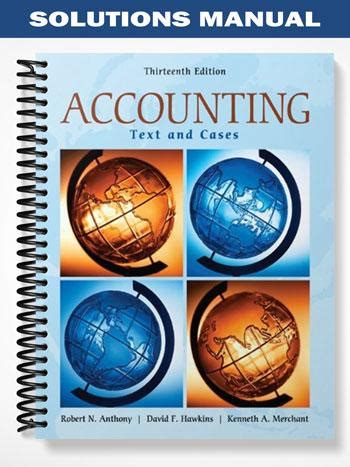 Accounting Text And Cases Solutions Manual Anthony Epub