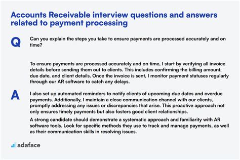 Accounts Payable Receivable Interview Questions And Answers Doc