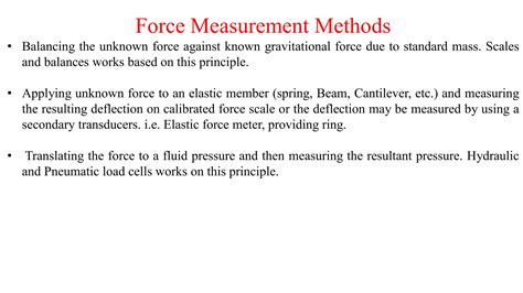 Accurate force and torque measurements: