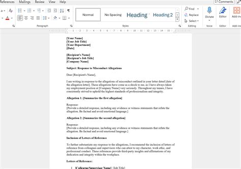 Accusations of Misconduct