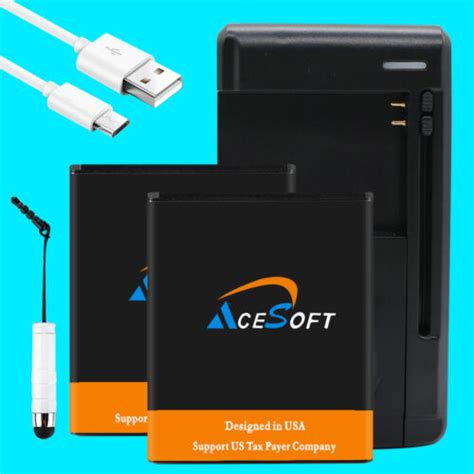 AceSoft 2010mAh Battery Charger Cricket Doc