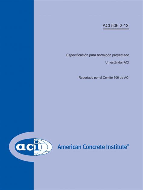 Aci 506.2 13 Specification 164930 PDF Epub