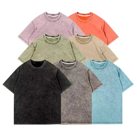 Acid Wash T Shirt Wholesale: The Perfect Way to Add Some Style to Your Wardrobe