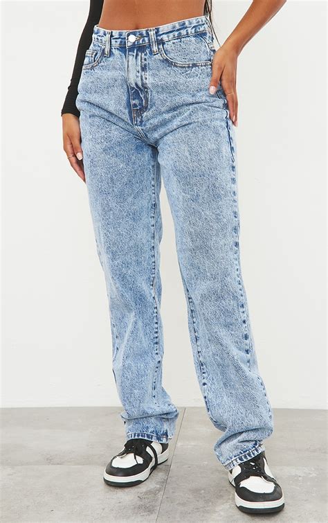 Acid-washed jeans: