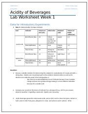 Acidity Of Beverages Chem Fax Lab Answers Epub