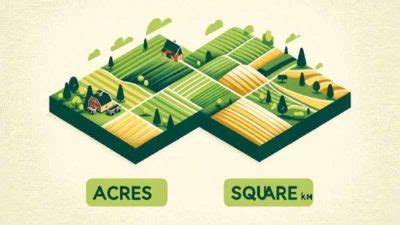 Acres to Kilometers: A Comprehensive Guide for Accurate Land Measurement