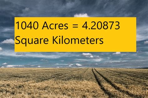 Acres to Square Kilometers: A Comprehensive Guide