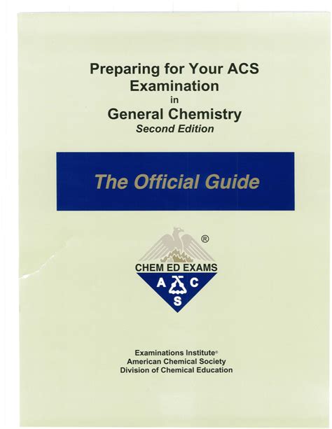 Acs Final Study Guide General Chemistry Ebook Epub