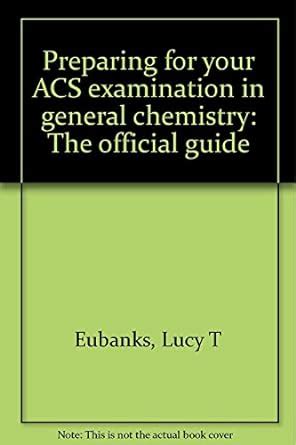 Acs Study Guide Lucy T Eubanks Ebook Doc