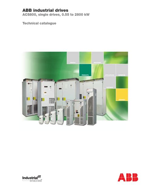 Acs800 Single Drive Technical Catalogue