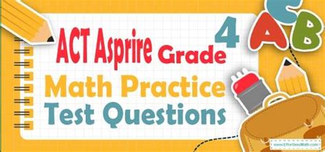 Act Aspire Sample Math Questions 4th Grade Ebook Epub