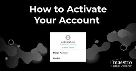 Activate Your Account: