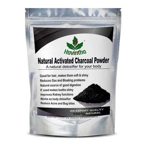 Activated charcoal: