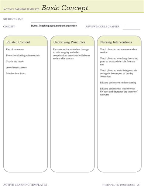 Active Learning Template Ati Basic Concept