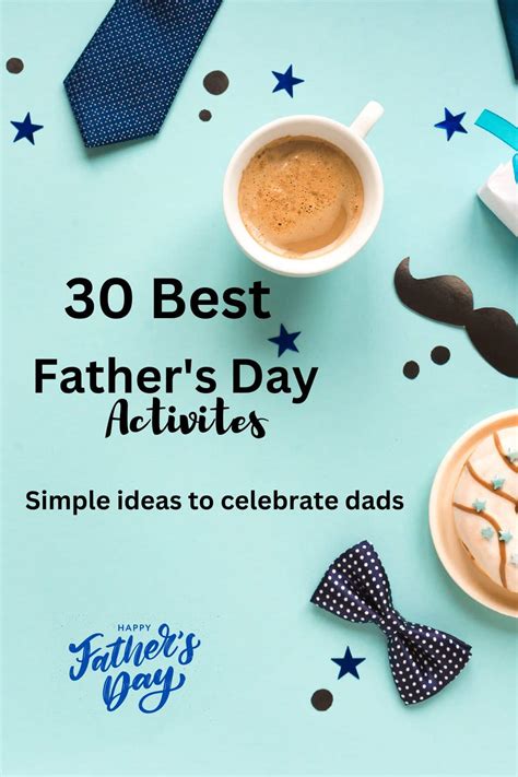 Activities to Celebrate Father's Day