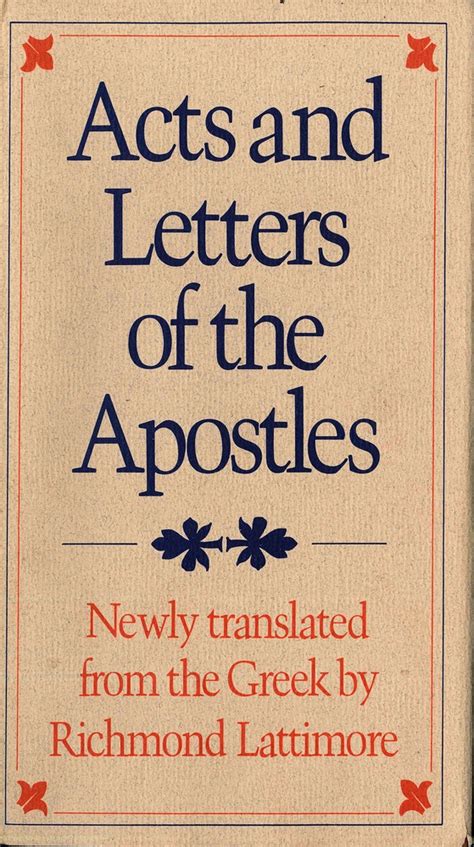 Acts and Letters of the Apostles English and Ancient Greek Edition Doc