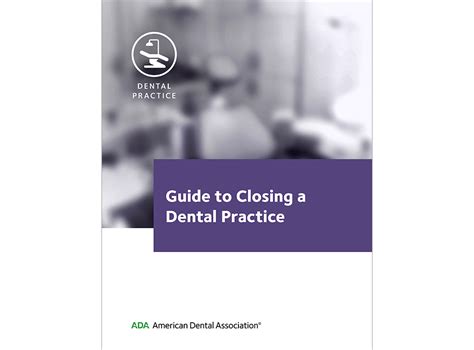 Ada Guide Closing Dental Practice Ebook Kindle Editon