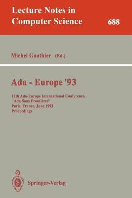 Ada-Europe 93 12th Ada-Europe International Conference, &amp Doc