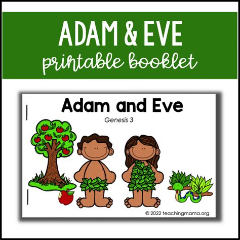 Adam And Eve Printable