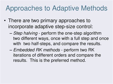 Adaptive Methods - Algorithms Epub