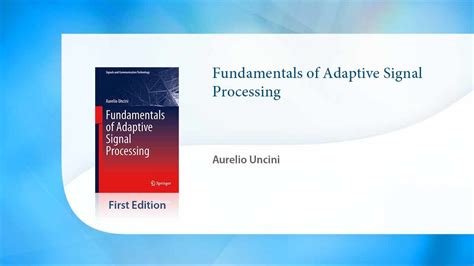 Adaptive Signal Processing/Pbn Pc02147 PDF