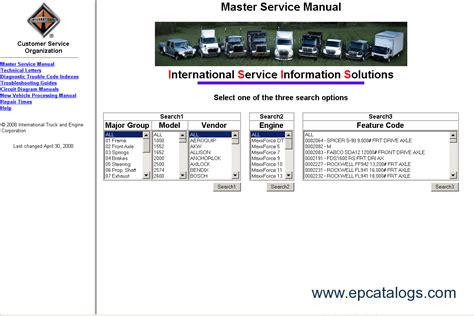 Adding Unit To Fleet Parts Catalog International Isis