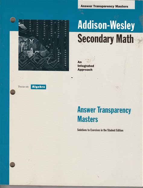 Addison Wesley Algebra Teacher Answer Doc