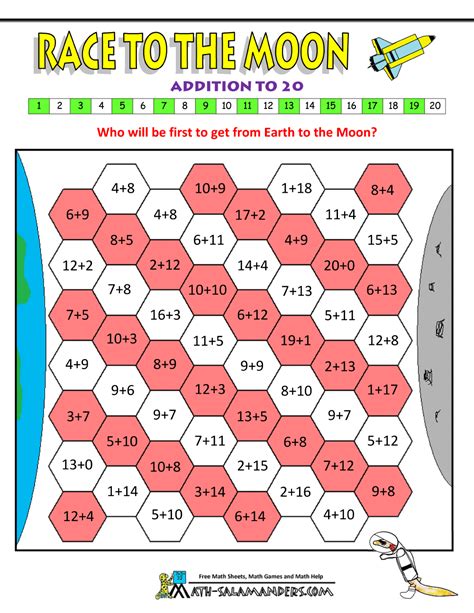 Addition And Subtraction Games For 2nd Grade Printable