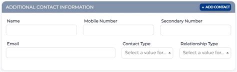 Additional Contact Information: