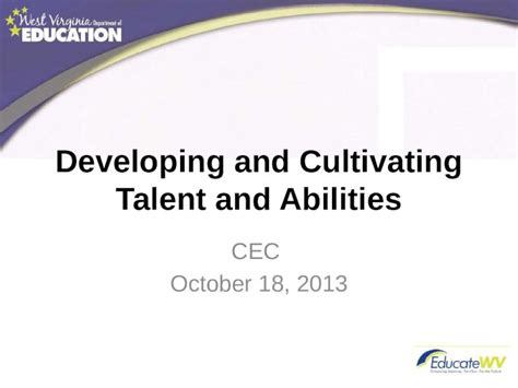 Additional Tips for Cultivating BAC Talent