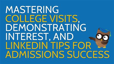 Additional Tips for Demonstrating Interest