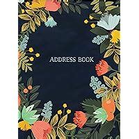 Address Book Modern Floral Large PDF