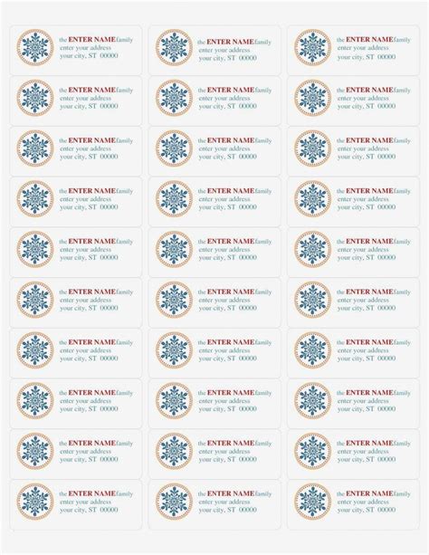Address Label Template Google Docs