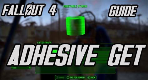 Adhesive ID: Fallout 4's Game-Changing Adhesive