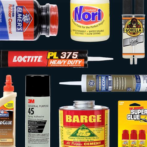 Adhesive glues