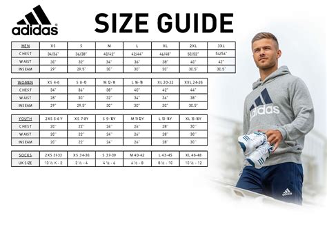 Adidas Coat Size Chart
