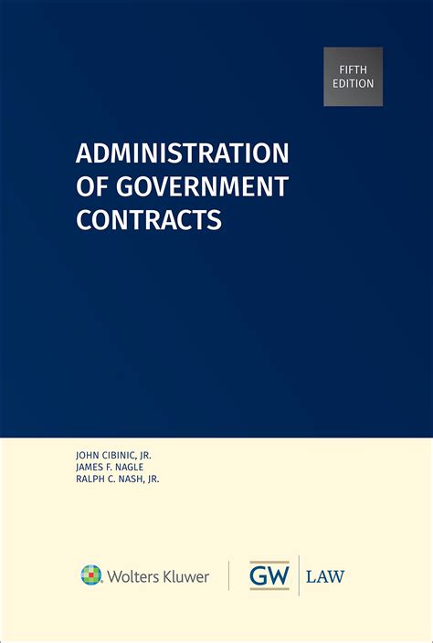 Administration Government Contracts Wolters Kluwer Reader